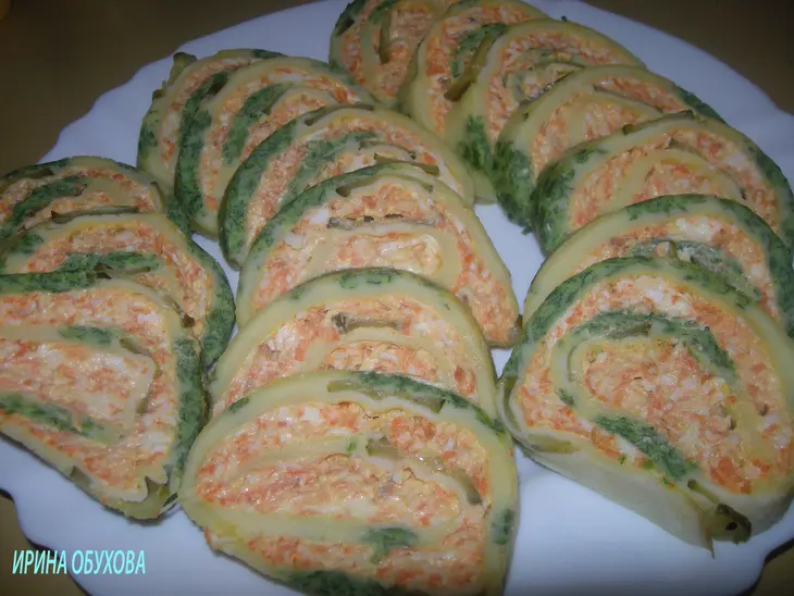 Закусочный рулет: шаг 6