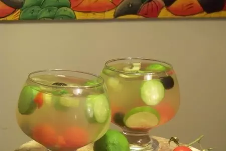 Француский салат в  желатине "hot": шаг 1
