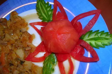 Тушёная капуста со свининкой и картошкой: шаг 9