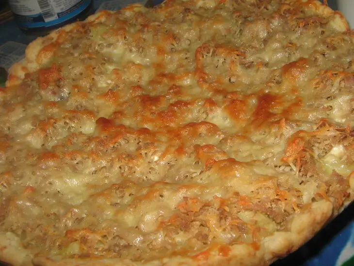 Пирог мясной с картофелем.: шаг 1