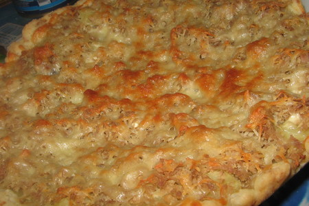 Пирог мясной с картофелем.: шаг 1