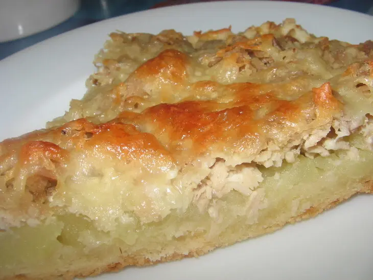 Пирог мясной с картофелем.: шаг 2