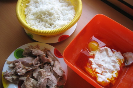 Тачин (рисовый пирог с курицей): шаг 2