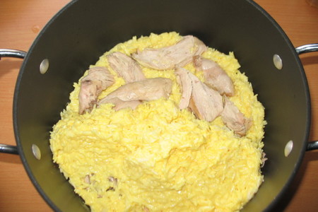 Тачин (рисовый пирог с курицей): шаг 3