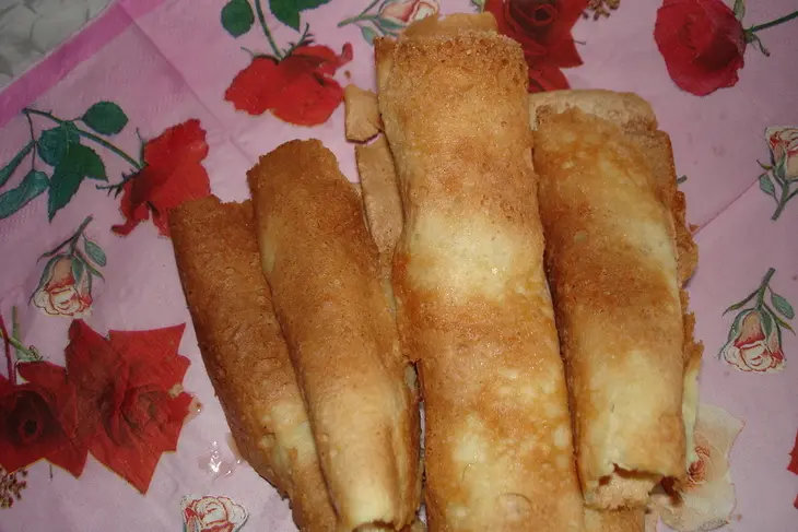 Безешные трубочки со сгущенкой: шаг 2