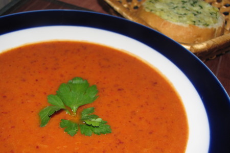 Острый мексиканский томатный суп-пюре: шаг 2