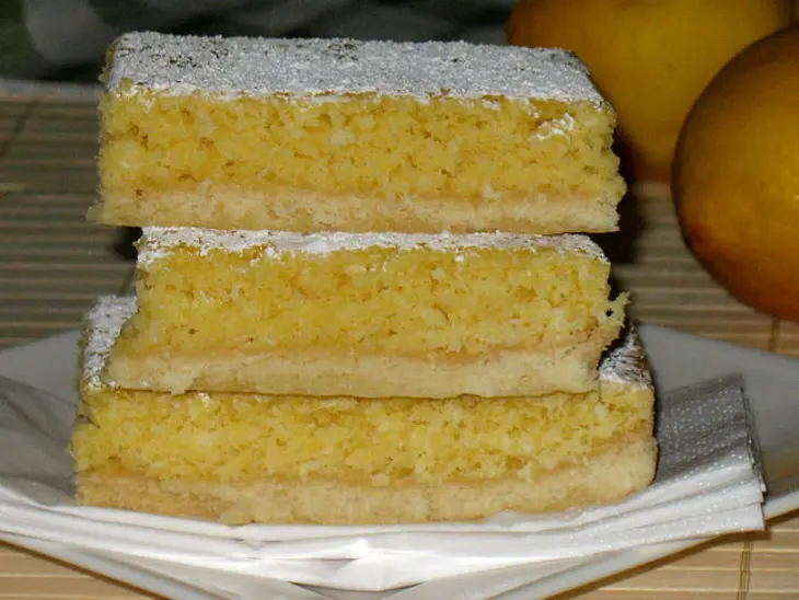 Лимонно-кокосовый пирог (lemon-coconut-slice): шаг 1