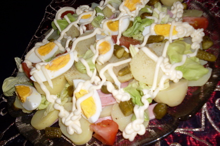 Пока готовится гриль....или картофельный салат с яйцами:): шаг 2