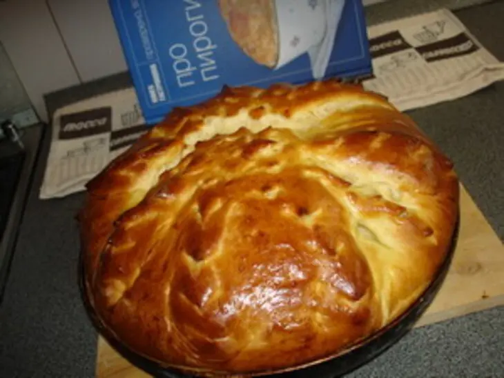 Пирог  с курицей и смородиной.: шаг 7