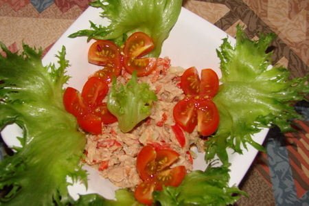 Салат с тунцом: шаг 5