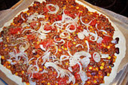 Пицца chili con carne: шаг 4