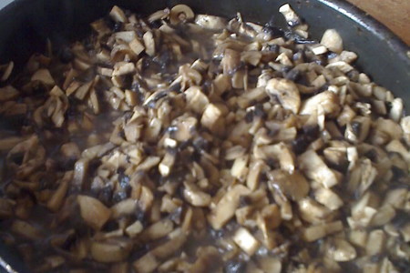 Салат мясной с грибами: шаг 5