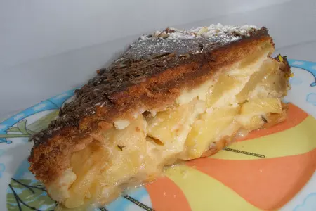 Яблочный пирог на печенье: шаг 6