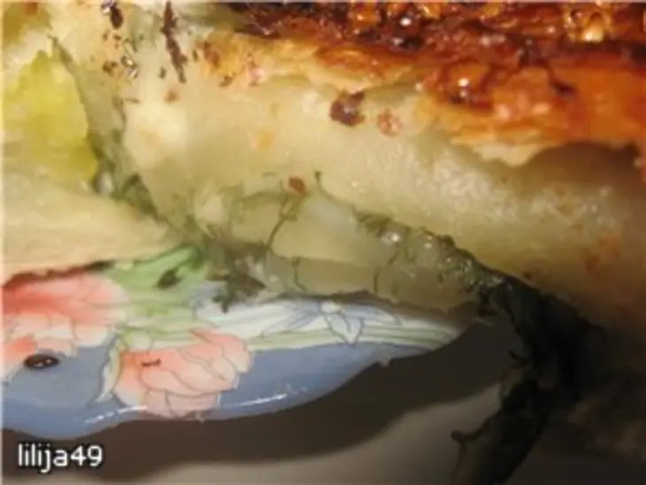 Рулетики с сыром и зеленью: шаг 6