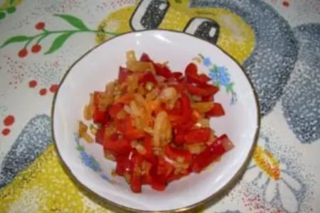 Куриная печень с овощами: шаг 2
