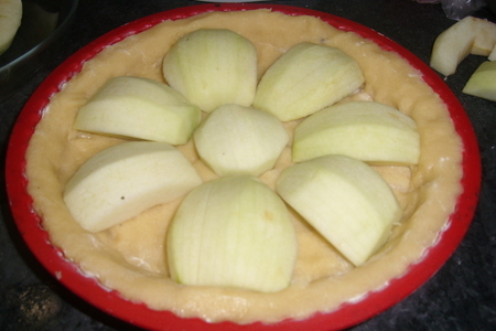Пирог эльзасский с яблоками: шаг 3