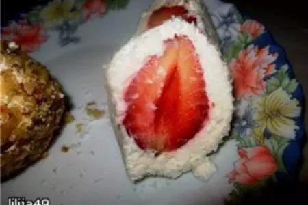 Творожные яйца с клубникой: шаг 3