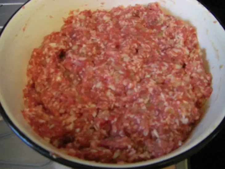 "шарики" мясные.: шаг 2