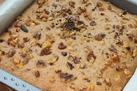 Медовый кекс с грецкими орехами: шаг 3