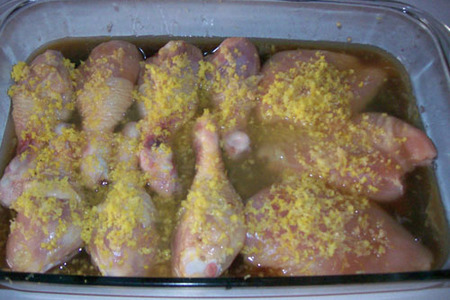 Запеченая курица с медом и соевым соусом: шаг 1