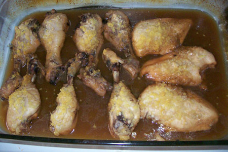 Запеченая курица с медом и соевым соусом: шаг 2