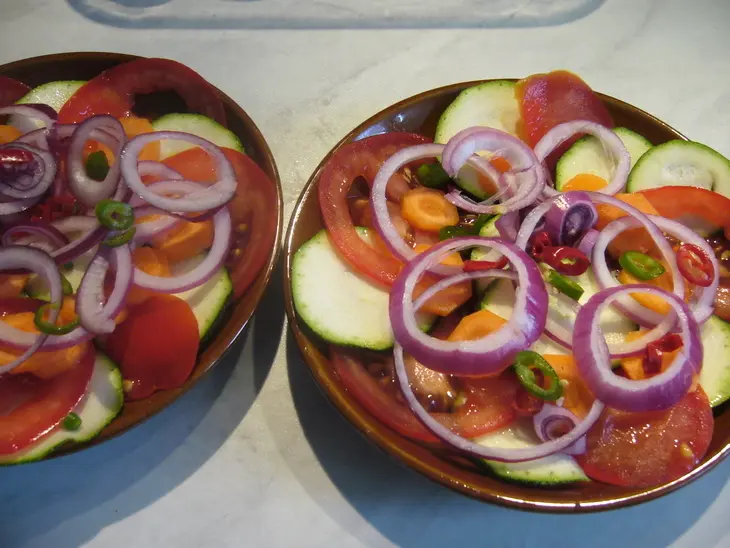 Овощи, запеченные под хрустящей корочкой из пармезана: шаг 4