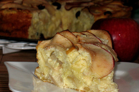 Творожно-яблочная запеканка с сушёной клюквой: шаг 6