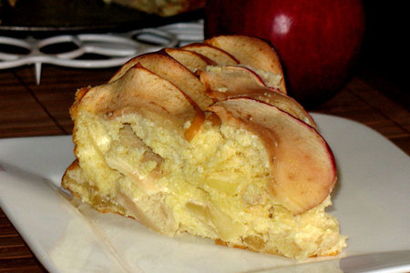 Творожно-яблочная запеканка с сушёной клюквой: шаг 7