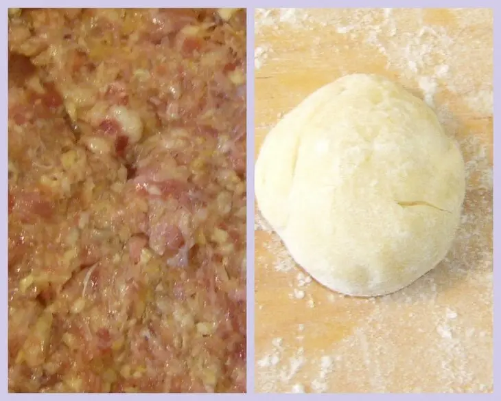 Чебуреки мясокапустные: шаг 1