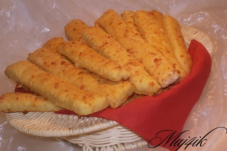 Закуска "хлебно-сырные палочки": шаг 7
