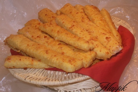 Закуска "хлебно-сырные палочки": шаг 8