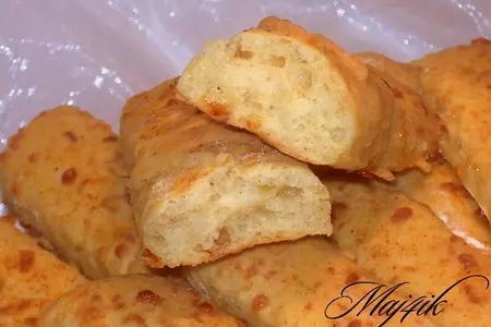 Закуска "хлебно-сырные палочки": шаг 9