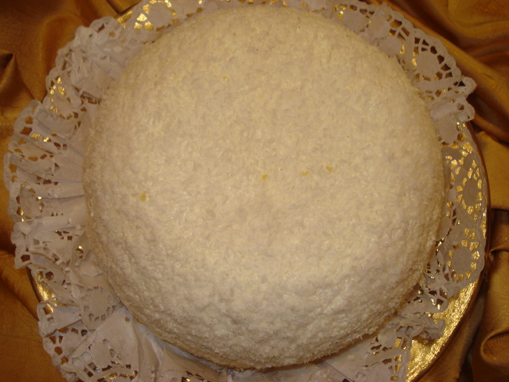 Торт"кокос"для  любителей"рафаэлло": шаг 6