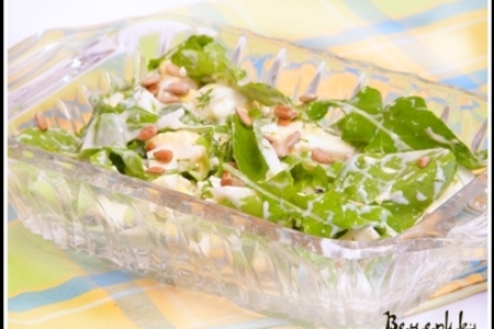 Яичный салат с рукколой: шаг 5