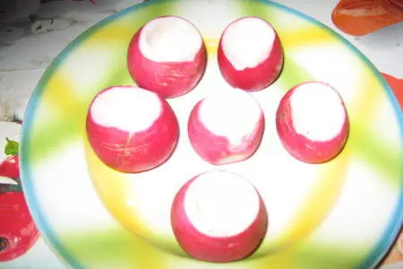 Закуска из редиса: шаг 2