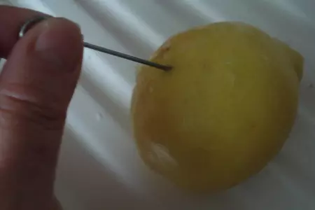 Курочка в гнёздышке - курица в чесночном креме с картофелем в лимонном соке: шаг 3
