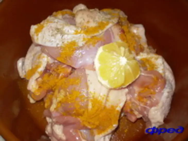 Курочка с розмарином и белым вином: шаг 3