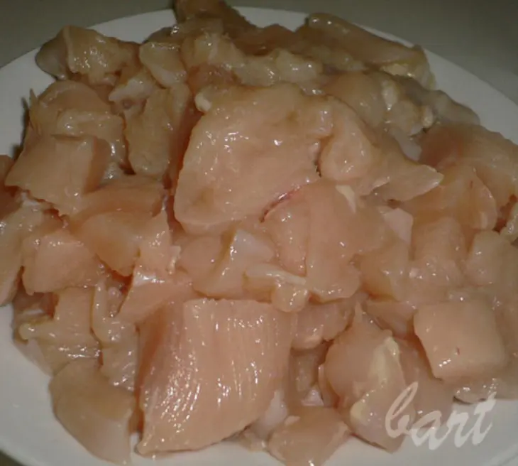 Самый легкий пирог с курицей.: шаг 4