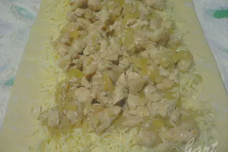 Самый легкий пирог с курицей.: шаг 6