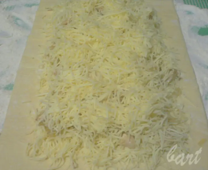 Самый легкий пирог с курицей.: шаг 7