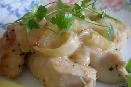Куриное филе в луково-лимонном соусе: шаг 9