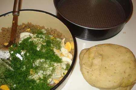 Пирог с мясом: шаг 1