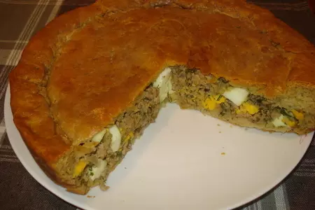Пирог с мясом: шаг 5