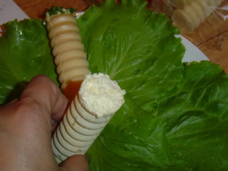 Трубочки закусочные: шаг 2