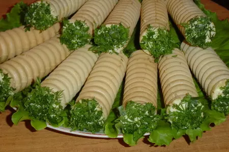 Трубочки закусочные: шаг 5