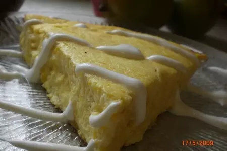 Легкая творожная 3апеканка с манго без сахара и масла: шаг 2