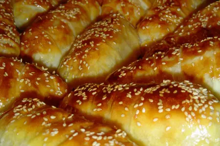 Слоечки с ветчиной и сыром: шаг 9