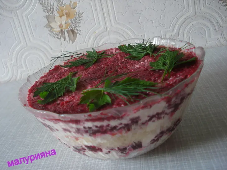 Салат "крабовое танго": шаг 5