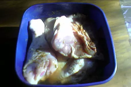 Курочка в лимонном пиве и салат к ней: шаг 1
