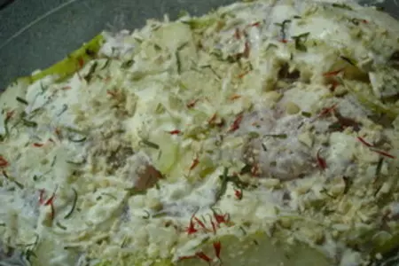 Куриные рулеты с грушей и голубым сыром: шаг 3